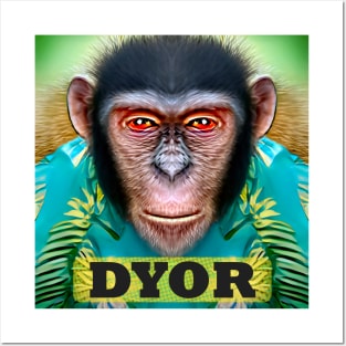 DYOR Bored NFT Community Ape Syndrome Posters and Art